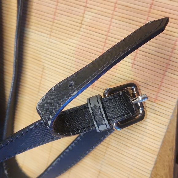 Vivienne Westwood crossbody, black leather with space ship design - Picture 8 of 16